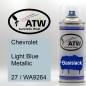 Preview: Chevrolet, Light Blue Metallic, 27 / WA9264: 400ml Sprühdose, von ATW Autoteile West.